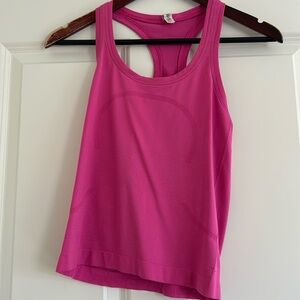 Sonic pink lululemon swiftly tech tank top
